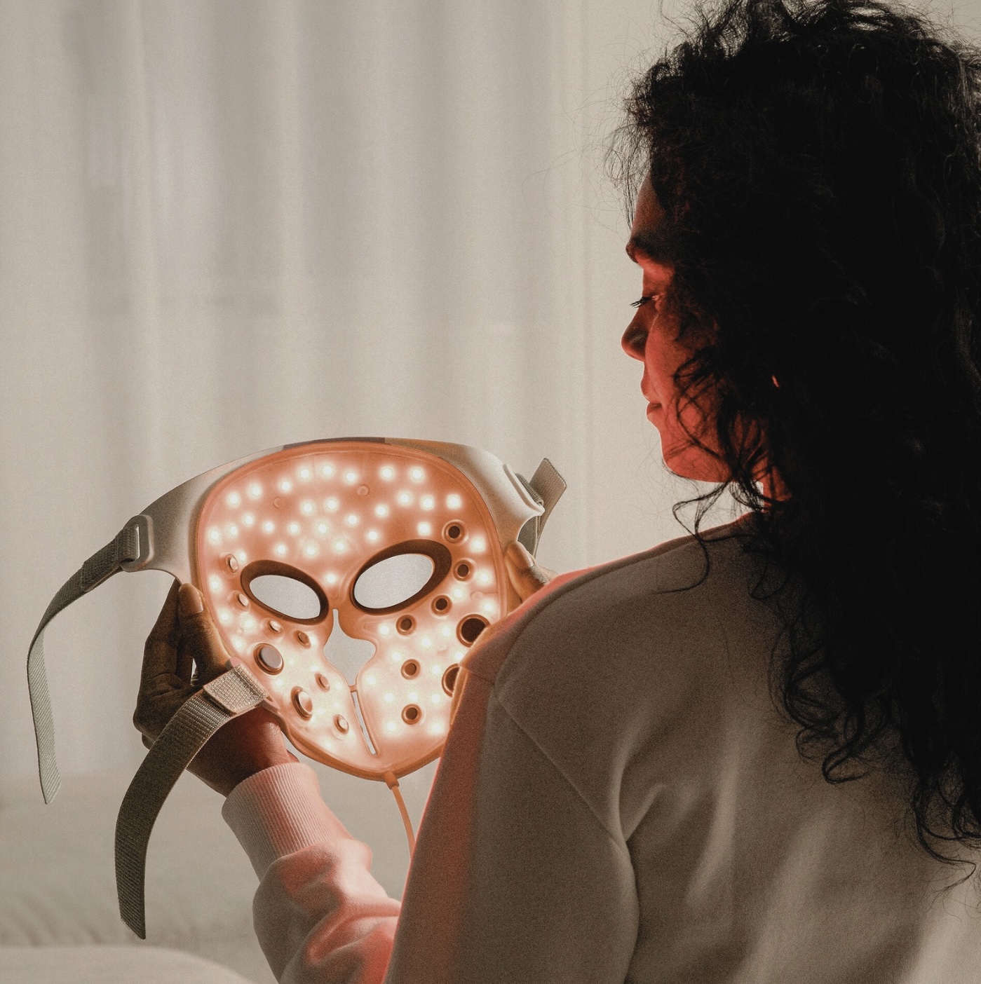 Masque Led blanc vs masque EMS