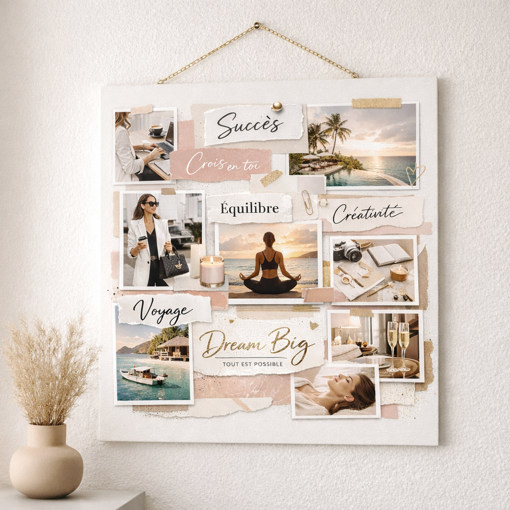 Rêves et intentions : créer votre tableau pour accueillir 2026